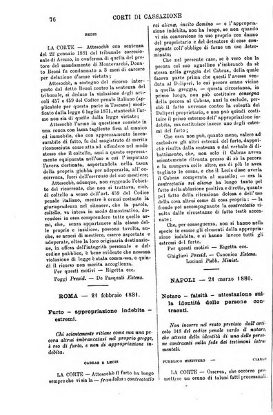 Annali della giurisprudenza italiana raccolta generale delle decisioni delle Corti di cassazione e d'appello in materia civile, criminale, commerciale, di diritto pubblico e amministrativo, e di procedura civile e penale