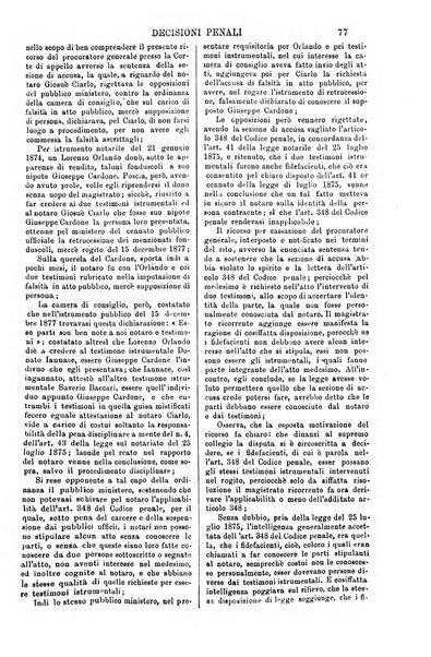 Annali della giurisprudenza italiana raccolta generale delle decisioni delle Corti di cassazione e d'appello in materia civile, criminale, commerciale, di diritto pubblico e amministrativo, e di procedura civile e penale