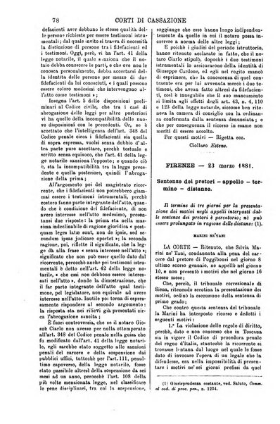 Annali della giurisprudenza italiana raccolta generale delle decisioni delle Corti di cassazione e d'appello in materia civile, criminale, commerciale, di diritto pubblico e amministrativo, e di procedura civile e penale