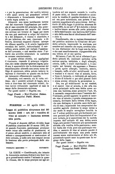 Annali della giurisprudenza italiana raccolta generale delle decisioni delle Corti di cassazione e d'appello in materia civile, criminale, commerciale, di diritto pubblico e amministrativo, e di procedura civile e penale