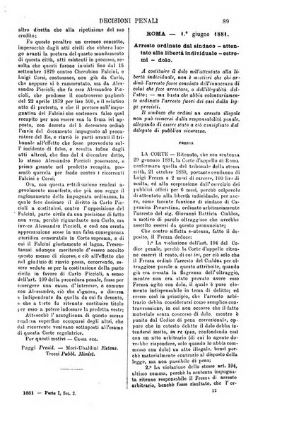 Annali della giurisprudenza italiana raccolta generale delle decisioni delle Corti di cassazione e d'appello in materia civile, criminale, commerciale, di diritto pubblico e amministrativo, e di procedura civile e penale