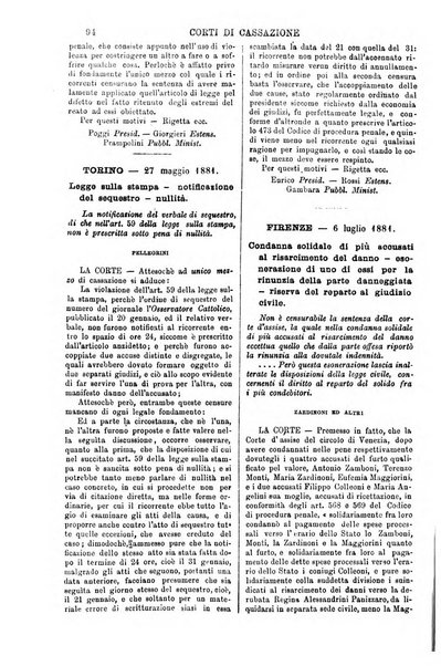 Annali della giurisprudenza italiana raccolta generale delle decisioni delle Corti di cassazione e d'appello in materia civile, criminale, commerciale, di diritto pubblico e amministrativo, e di procedura civile e penale