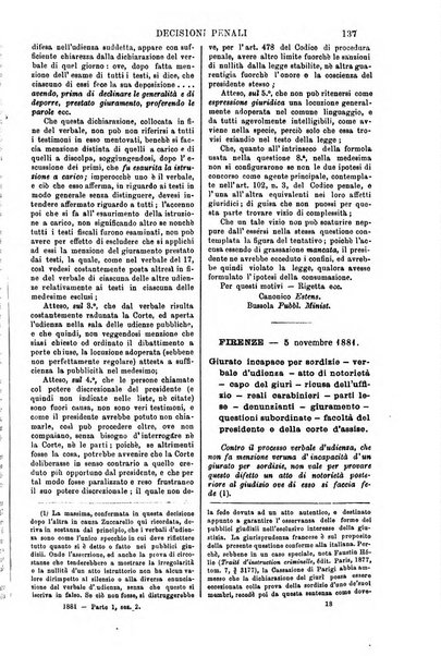 Annali della giurisprudenza italiana raccolta generale delle decisioni delle Corti di cassazione e d'appello in materia civile, criminale, commerciale, di diritto pubblico e amministrativo, e di procedura civile e penale