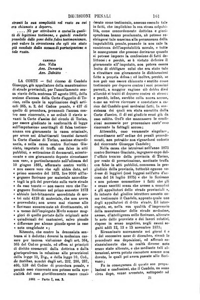 Annali della giurisprudenza italiana raccolta generale delle decisioni delle Corti di cassazione e d'appello in materia civile, criminale, commerciale, di diritto pubblico e amministrativo, e di procedura civile e penale