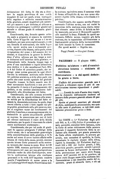 Annali della giurisprudenza italiana raccolta generale delle decisioni delle Corti di cassazione e d'appello in materia civile, criminale, commerciale, di diritto pubblico e amministrativo, e di procedura civile e penale