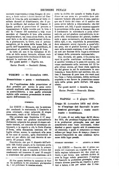 Annali della giurisprudenza italiana raccolta generale delle decisioni delle Corti di cassazione e d'appello in materia civile, criminale, commerciale, di diritto pubblico e amministrativo, e di procedura civile e penale