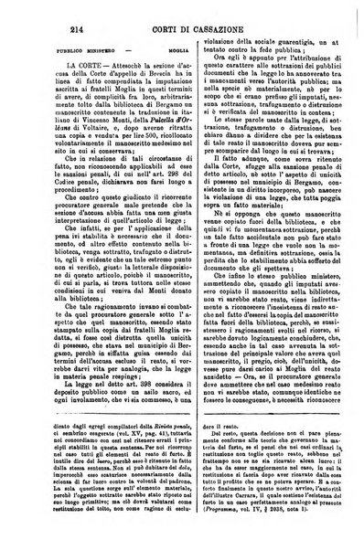 Annali della giurisprudenza italiana raccolta generale delle decisioni delle Corti di cassazione e d'appello in materia civile, criminale, commerciale, di diritto pubblico e amministrativo, e di procedura civile e penale