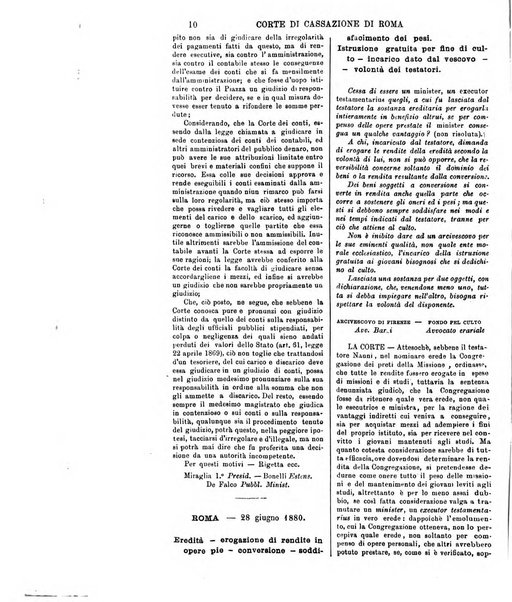 Annali della giurisprudenza italiana raccolta generale delle decisioni delle Corti di cassazione e d'appello in materia civile, criminale, commerciale, di diritto pubblico e amministrativo, e di procedura civile e penale