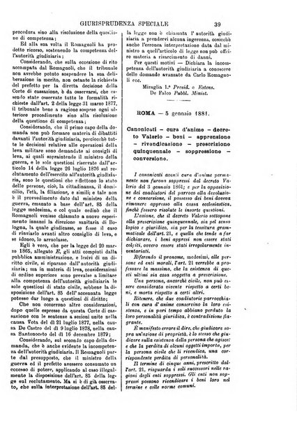 Annali della giurisprudenza italiana raccolta generale delle decisioni delle Corti di cassazione e d'appello in materia civile, criminale, commerciale, di diritto pubblico e amministrativo, e di procedura civile e penale