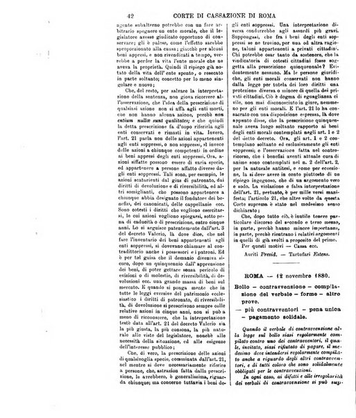 Annali della giurisprudenza italiana raccolta generale delle decisioni delle Corti di cassazione e d'appello in materia civile, criminale, commerciale, di diritto pubblico e amministrativo, e di procedura civile e penale