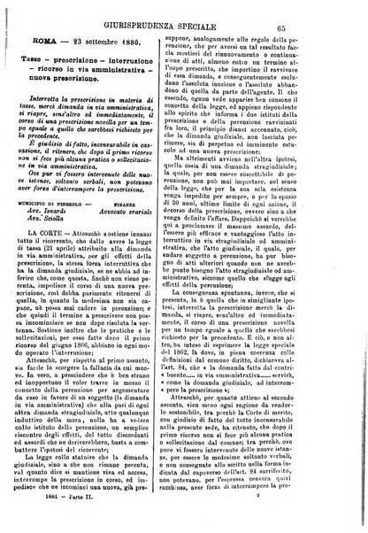 Annali della giurisprudenza italiana raccolta generale delle decisioni delle Corti di cassazione e d'appello in materia civile, criminale, commerciale, di diritto pubblico e amministrativo, e di procedura civile e penale