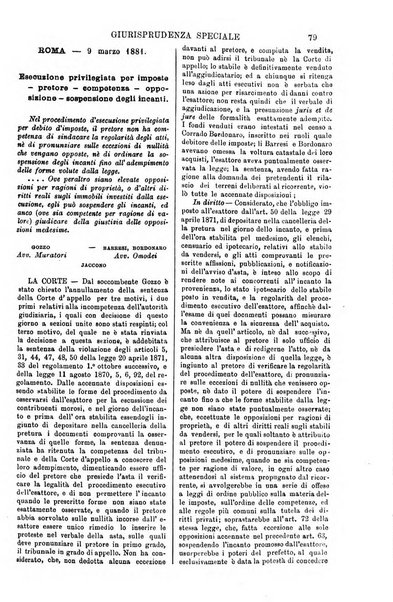 Annali della giurisprudenza italiana raccolta generale delle decisioni delle Corti di cassazione e d'appello in materia civile, criminale, commerciale, di diritto pubblico e amministrativo, e di procedura civile e penale