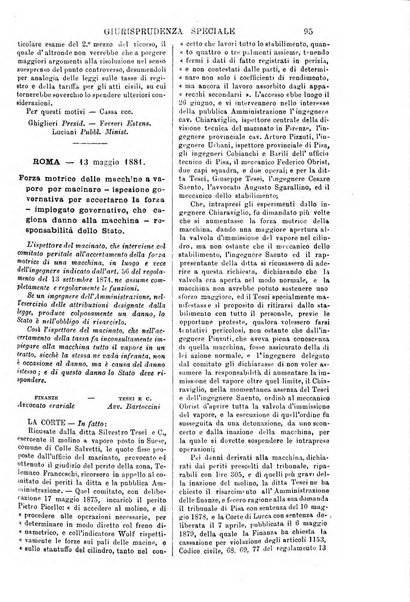 Annali della giurisprudenza italiana raccolta generale delle decisioni delle Corti di cassazione e d'appello in materia civile, criminale, commerciale, di diritto pubblico e amministrativo, e di procedura civile e penale