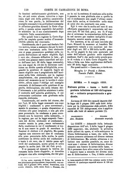 Annali della giurisprudenza italiana raccolta generale delle decisioni delle Corti di cassazione e d'appello in materia civile, criminale, commerciale, di diritto pubblico e amministrativo, e di procedura civile e penale