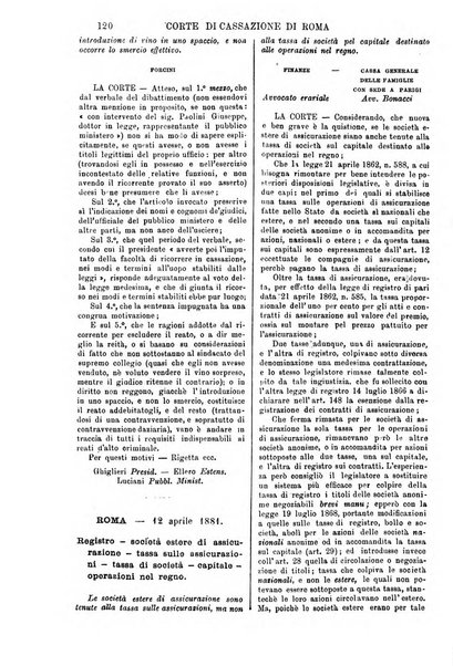 Annali della giurisprudenza italiana raccolta generale delle decisioni delle Corti di cassazione e d'appello in materia civile, criminale, commerciale, di diritto pubblico e amministrativo, e di procedura civile e penale