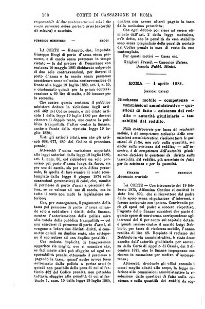 Annali della giurisprudenza italiana raccolta generale delle decisioni delle Corti di cassazione e d'appello in materia civile, criminale, commerciale, di diritto pubblico e amministrativo, e di procedura civile e penale