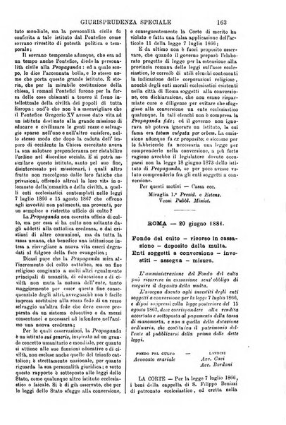 Annali della giurisprudenza italiana raccolta generale delle decisioni delle Corti di cassazione e d'appello in materia civile, criminale, commerciale, di diritto pubblico e amministrativo, e di procedura civile e penale