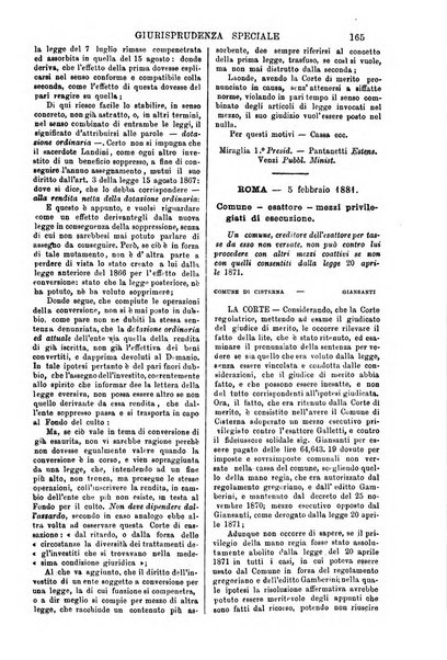 Annali della giurisprudenza italiana raccolta generale delle decisioni delle Corti di cassazione e d'appello in materia civile, criminale, commerciale, di diritto pubblico e amministrativo, e di procedura civile e penale