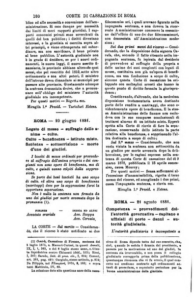 Annali della giurisprudenza italiana raccolta generale delle decisioni delle Corti di cassazione e d'appello in materia civile, criminale, commerciale, di diritto pubblico e amministrativo, e di procedura civile e penale