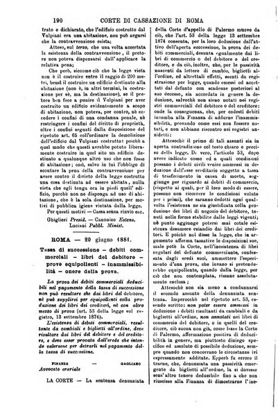 Annali della giurisprudenza italiana raccolta generale delle decisioni delle Corti di cassazione e d'appello in materia civile, criminale, commerciale, di diritto pubblico e amministrativo, e di procedura civile e penale