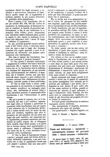 Annali della giurisprudenza italiana raccolta generale delle decisioni delle Corti di cassazione e d'appello in materia civile, criminale, commerciale, di diritto pubblico e amministrativo, e di procedura civile e penale