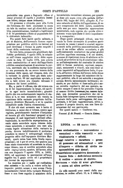 Annali della giurisprudenza italiana raccolta generale delle decisioni delle Corti di cassazione e d'appello in materia civile, criminale, commerciale, di diritto pubblico e amministrativo, e di procedura civile e penale