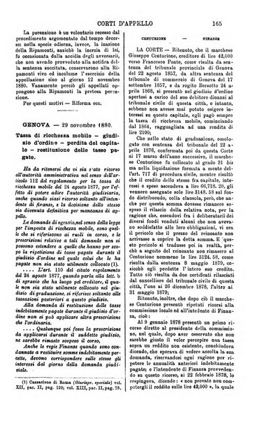 Annali della giurisprudenza italiana raccolta generale delle decisioni delle Corti di cassazione e d'appello in materia civile, criminale, commerciale, di diritto pubblico e amministrativo, e di procedura civile e penale