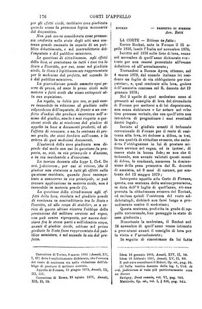 Annali della giurisprudenza italiana raccolta generale delle decisioni delle Corti di cassazione e d'appello in materia civile, criminale, commerciale, di diritto pubblico e amministrativo, e di procedura civile e penale