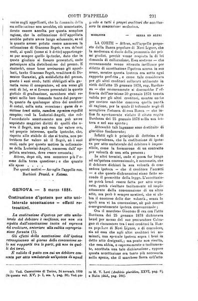 Annali della giurisprudenza italiana raccolta generale delle decisioni delle Corti di cassazione e d'appello in materia civile, criminale, commerciale, di diritto pubblico e amministrativo, e di procedura civile e penale