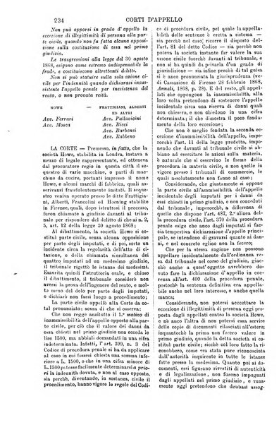 Annali della giurisprudenza italiana raccolta generale delle decisioni delle Corti di cassazione e d'appello in materia civile, criminale, commerciale, di diritto pubblico e amministrativo, e di procedura civile e penale