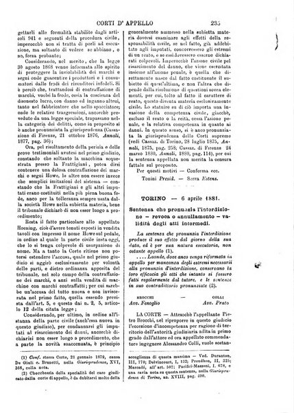 Annali della giurisprudenza italiana raccolta generale delle decisioni delle Corti di cassazione e d'appello in materia civile, criminale, commerciale, di diritto pubblico e amministrativo, e di procedura civile e penale