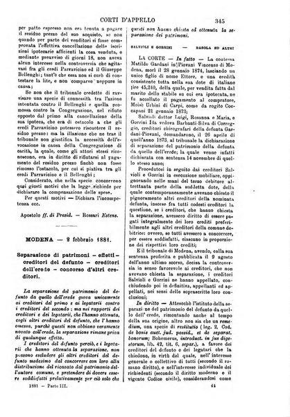 Annali della giurisprudenza italiana raccolta generale delle decisioni delle Corti di cassazione e d'appello in materia civile, criminale, commerciale, di diritto pubblico e amministrativo, e di procedura civile e penale