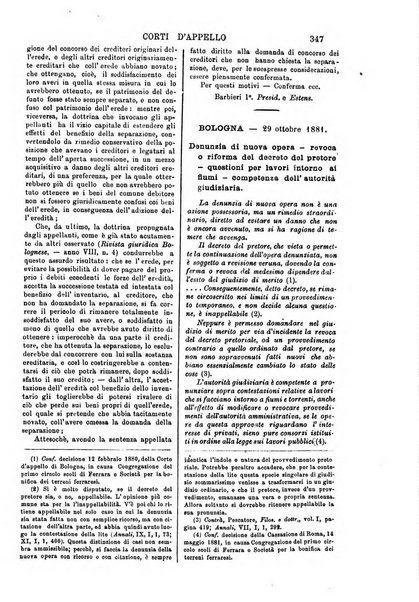 Annali della giurisprudenza italiana raccolta generale delle decisioni delle Corti di cassazione e d'appello in materia civile, criminale, commerciale, di diritto pubblico e amministrativo, e di procedura civile e penale