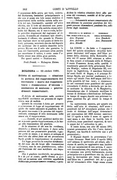 Annali della giurisprudenza italiana raccolta generale delle decisioni delle Corti di cassazione e d'appello in materia civile, criminale, commerciale, di diritto pubblico e amministrativo, e di procedura civile e penale