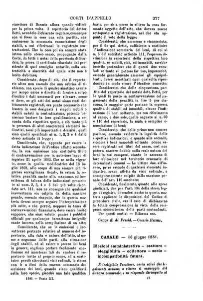 Annali della giurisprudenza italiana raccolta generale delle decisioni delle Corti di cassazione e d'appello in materia civile, criminale, commerciale, di diritto pubblico e amministrativo, e di procedura civile e penale