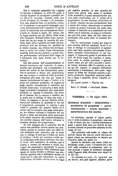 Annali della giurisprudenza italiana raccolta generale delle decisioni delle Corti di cassazione e d'appello in materia civile, criminale, commerciale, di diritto pubblico e amministrativo, e di procedura civile e penale