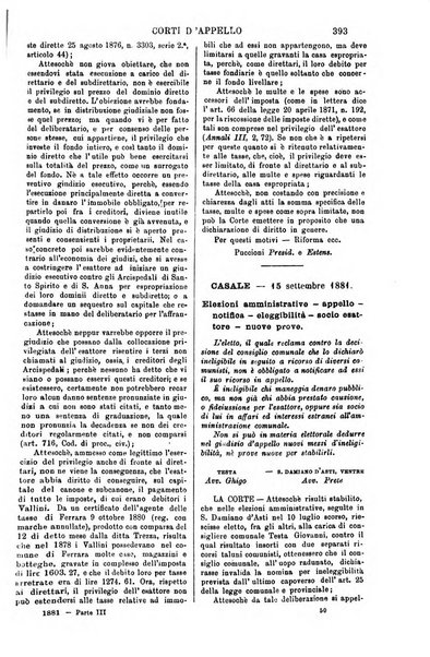 Annali della giurisprudenza italiana raccolta generale delle decisioni delle Corti di cassazione e d'appello in materia civile, criminale, commerciale, di diritto pubblico e amministrativo, e di procedura civile e penale