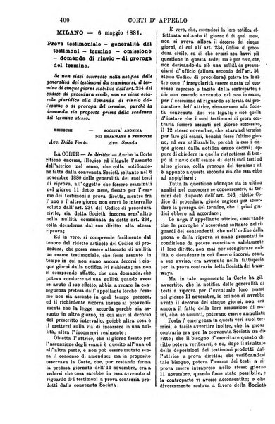 Annali della giurisprudenza italiana raccolta generale delle decisioni delle Corti di cassazione e d'appello in materia civile, criminale, commerciale, di diritto pubblico e amministrativo, e di procedura civile e penale