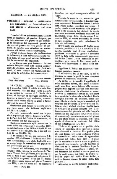 Annali della giurisprudenza italiana raccolta generale delle decisioni delle Corti di cassazione e d'appello in materia civile, criminale, commerciale, di diritto pubblico e amministrativo, e di procedura civile e penale