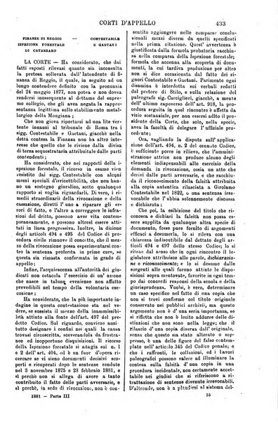 Annali della giurisprudenza italiana raccolta generale delle decisioni delle Corti di cassazione e d'appello in materia civile, criminale, commerciale, di diritto pubblico e amministrativo, e di procedura civile e penale