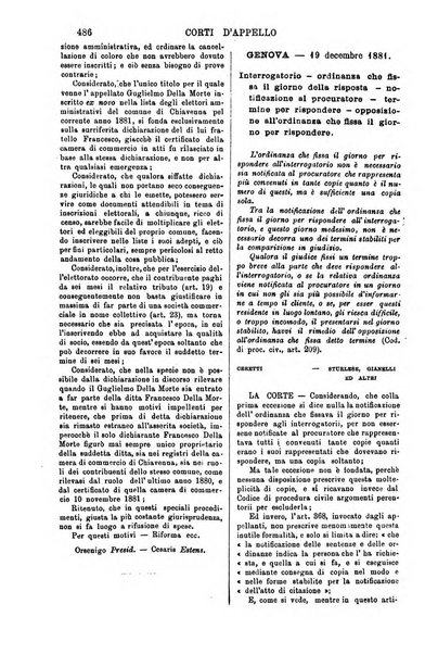 Annali della giurisprudenza italiana raccolta generale delle decisioni delle Corti di cassazione e d'appello in materia civile, criminale, commerciale, di diritto pubblico e amministrativo, e di procedura civile e penale