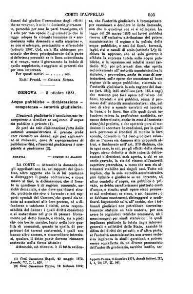 Annali della giurisprudenza italiana raccolta generale delle decisioni delle Corti di cassazione e d'appello in materia civile, criminale, commerciale, di diritto pubblico e amministrativo, e di procedura civile e penale