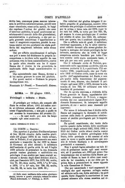 Annali della giurisprudenza italiana raccolta generale delle decisioni delle Corti di cassazione e d'appello in materia civile, criminale, commerciale, di diritto pubblico e amministrativo, e di procedura civile e penale