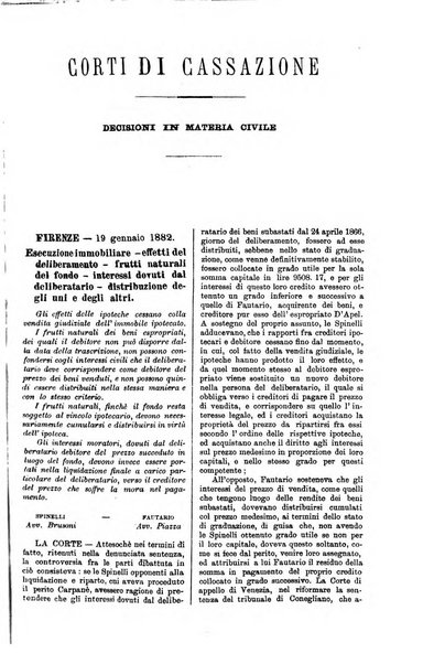 Annali della giurisprudenza italiana raccolta generale delle decisioni delle Corti di cassazione e d'appello in materia civile, criminale, commerciale, di diritto pubblico e amministrativo, e di procedura civile e penale