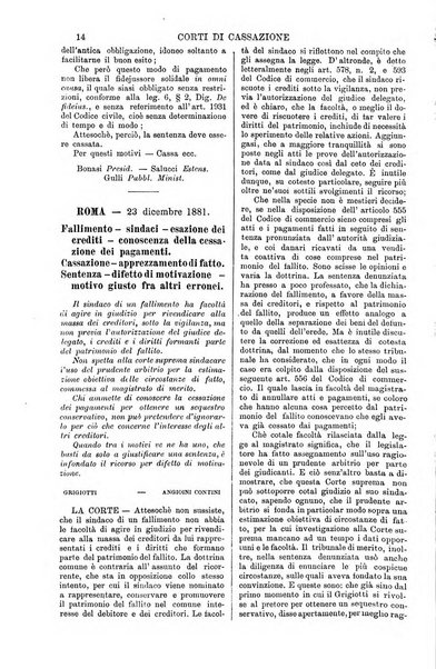 Annali della giurisprudenza italiana raccolta generale delle decisioni delle Corti di cassazione e d'appello in materia civile, criminale, commerciale, di diritto pubblico e amministrativo, e di procedura civile e penale