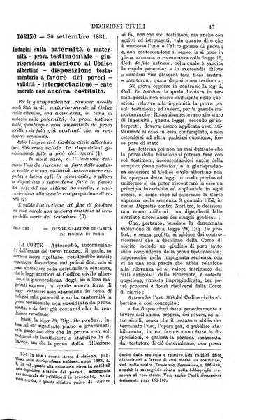 Annali della giurisprudenza italiana raccolta generale delle decisioni delle Corti di cassazione e d'appello in materia civile, criminale, commerciale, di diritto pubblico e amministrativo, e di procedura civile e penale