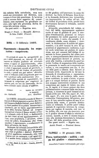 Annali della giurisprudenza italiana raccolta generale delle decisioni delle Corti di cassazione e d'appello in materia civile, criminale, commerciale, di diritto pubblico e amministrativo, e di procedura civile e penale