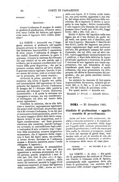 Annali della giurisprudenza italiana raccolta generale delle decisioni delle Corti di cassazione e d'appello in materia civile, criminale, commerciale, di diritto pubblico e amministrativo, e di procedura civile e penale