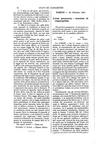 Annali della giurisprudenza italiana raccolta generale delle decisioni delle Corti di cassazione e d'appello in materia civile, criminale, commerciale, di diritto pubblico e amministrativo, e di procedura civile e penale