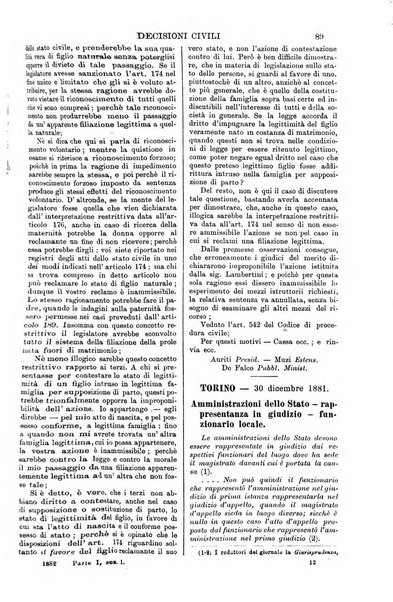 Annali della giurisprudenza italiana raccolta generale delle decisioni delle Corti di cassazione e d'appello in materia civile, criminale, commerciale, di diritto pubblico e amministrativo, e di procedura civile e penale